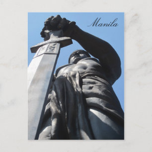 Carte Postale statue de l'épée manille