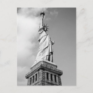 Carte Postale Statue de Liberty Black & White, New York postcard