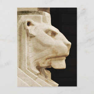 Carte Postale Statue de lion à Nottingham