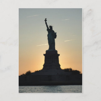Carte Postale Statue de profil de liberté - ReasonerStore
