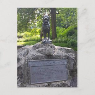 Carte Postale Statue du Balto à Central Park
