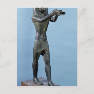 Carte Postale Statue du Dieu Horus Faire un verre