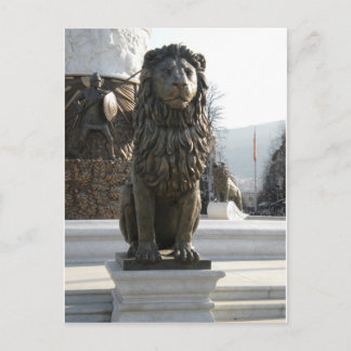 Carte Postale Statue du lion