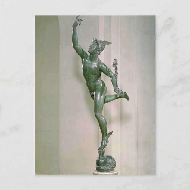 Carte Postale Statue du mercure (Devant)