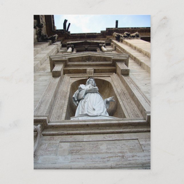 Carte Postale statue du vatican (Devant)