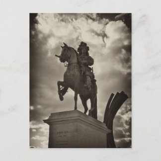 Carte Postale Statue Louis XIV, Versailles