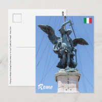 Statue Saint-Michel - Château Saint-Ange, Rome