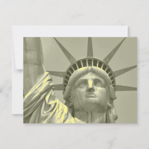 Carte Postale Statue vintage de la Liberté New York - photo de p