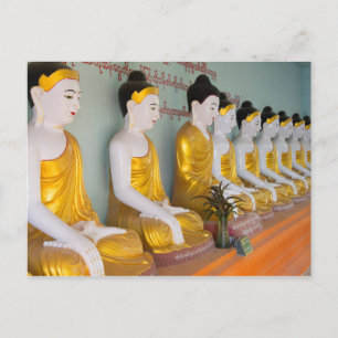 Carte Postale Statues bouddhistes à Umin Thounzeh