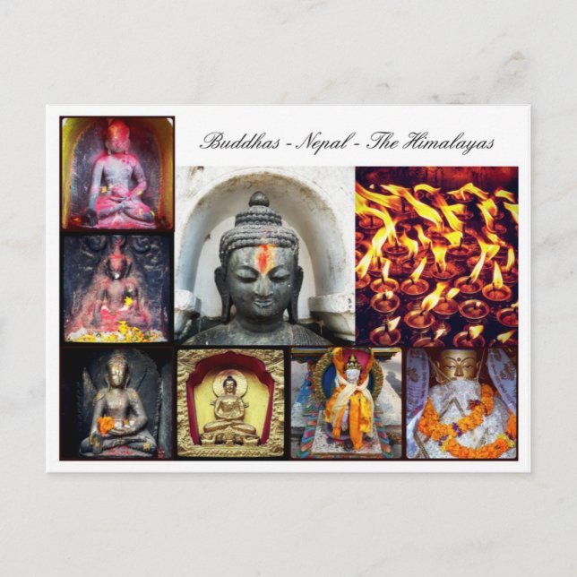 Carte Postale Statues de Bouddha & Bouddha, Shakyamuni dharma /  (Devant)