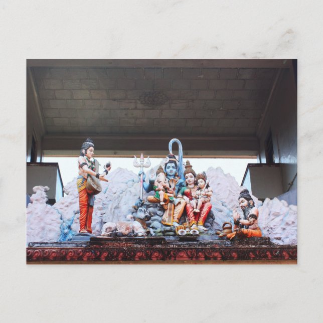 Carte Postale Statues de temples (Devant)