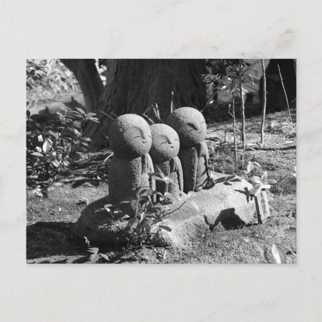 Carte Postale Statues du Jizo, Temple de la Hase : Kamakura, Jap (Devant)