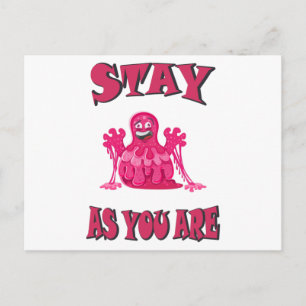 Carte Postale Stay as
