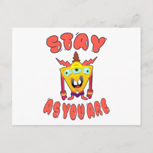 Carte Postale Stay as