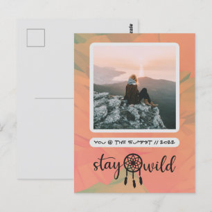 Carte postale Stay Wild Boho Photo