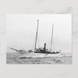 Carte Postale Steam Yacht North Star, début 1900