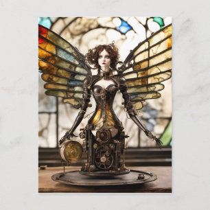 Carte Postale Steampunk Angel Média mixte poupée