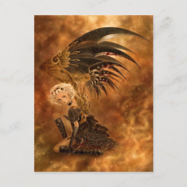 Carte postale Steampunk Dark Angel (Devant)