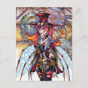 Carte postale Steampunk Fairy