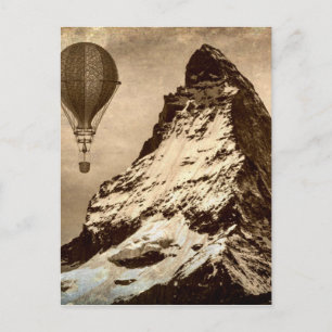 Carte Postale Steampunk Matterhorn Scène