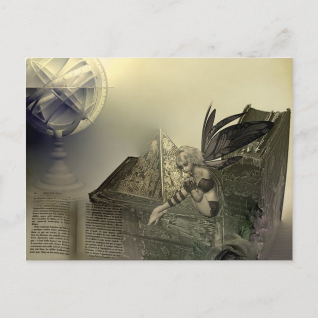 Carte postale Steampunk pour l'enseignement supéri (Devant)