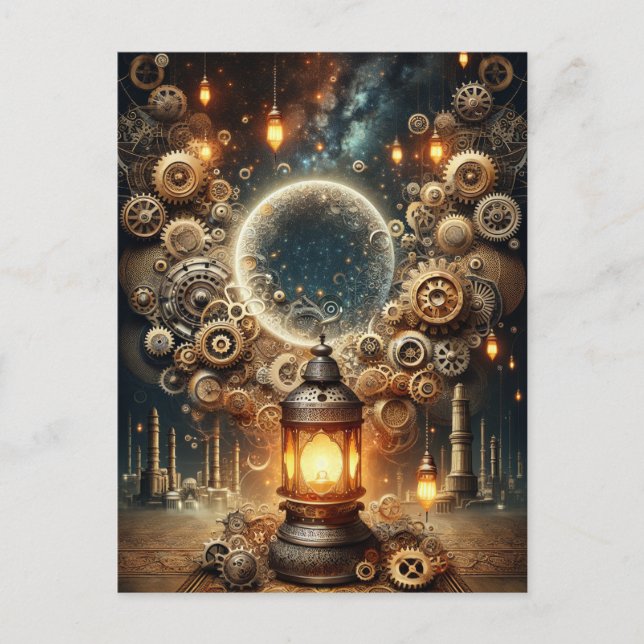 Carte Postale Steampunk Ramadan (Devant)