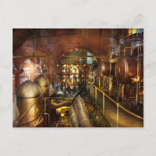 Carte Postale Steampunk - Réflexions