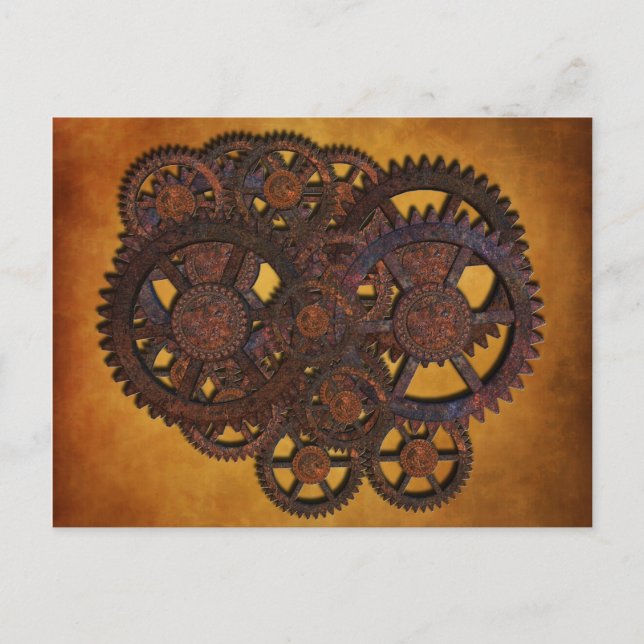 Carte Postale Steampunk Rusty (Devant)