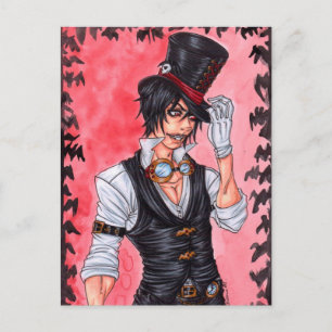 Carte postale Steampunk Vampire