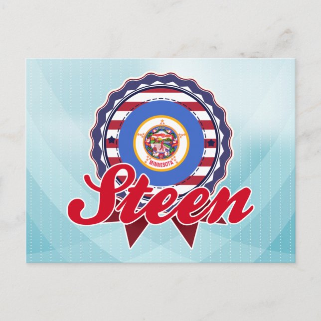 Carte Postale Steen, MN (Devant)