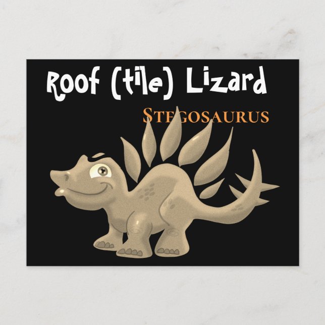 Carte Postale Stegosaurus (Devant)