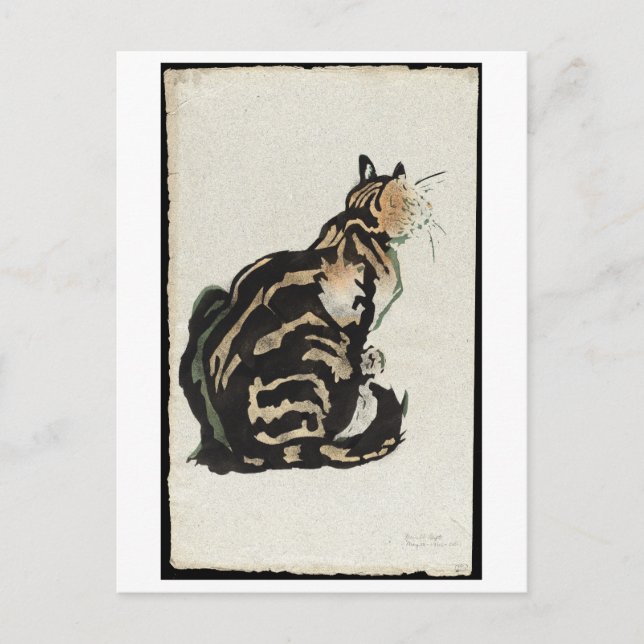 Carte Postale Steinlen (Devant)