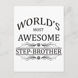 Carte Postale Stepbrother le plus génial du monde
