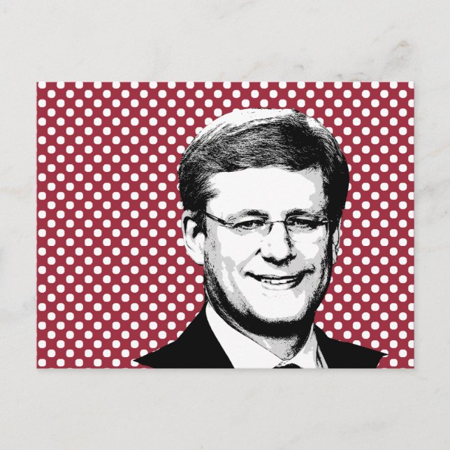 Carte Postale Stephen Harper (Devant)