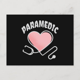 Carte Postale Stethoscope paramétrique avec coeur