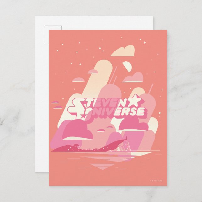 Carte Postale Steven Universe | Beach City (Devant / Derrière)