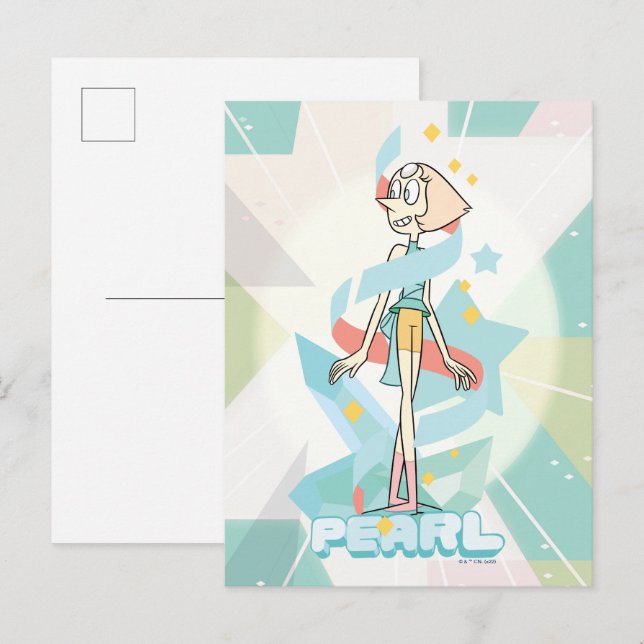 Carte Postale Steven Universe | Graphique de caractères perles (Devant / Derrière)