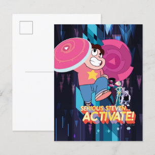 Carte Postale Steven Universe   Sérieux Steven... Activez !