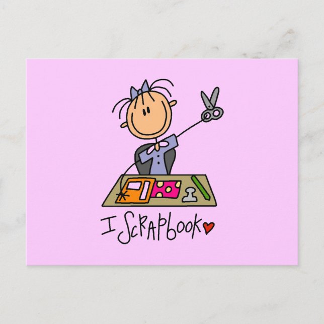 Carte Postale Stick Figure I Chandails et cadeaux (Devant)