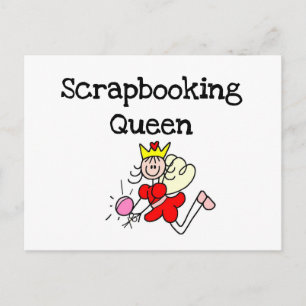Carte Postale Stick Figure Scrapbook Queen Tshirts et cadeaux