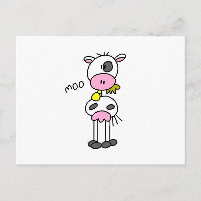 Carte Postale Stick Figurine T-shirts et GIfts (Devant)