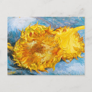 Carte Postale Still Life avec deux tournesols par Vincent Van Go