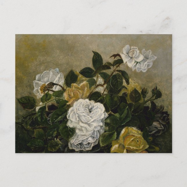 Carte Postale Still Life avec Roses par Robert Duncanson (Devant)