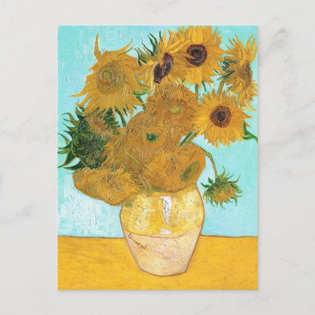 Carte Postale Still Life - Vase avec douze tournesols van Gogh (Devant)