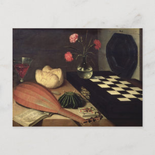 Carte Postale Still Life with Chess-board, 1630