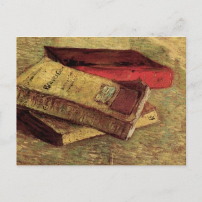 Carte Postale Still Life with Three Books par Vincent van Gogh (Devant)
