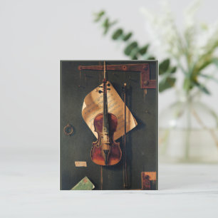 Carte Postale Still Life with Violon, art,