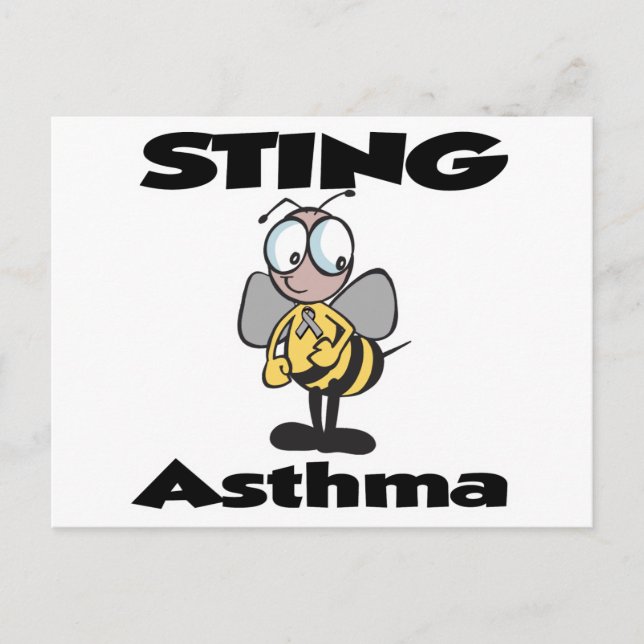 Carte Postale STING Asthme (Devant)