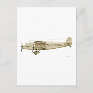 Carte Postale Stinson Airliner Model U