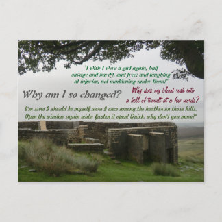 Carte Postale Stir Crazy au sommet des reins : Wuthering Heights